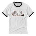 Felinetrovert Definition Cat Lover Introvert Humor Cats Unisex Cotton Ringer T-Shirt Felinetrovert Definition Cat Lover Introvert Humor Cats Unisex Cotton Ringer T-Shirt