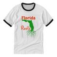 Florida Roots Florida Nostalgia Unisex Cotton Ringer T-Shirt Florida Roots Florida Nostalgia Unisex Cotton Ringer T-Shirt