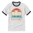 Never Forget Retro 80s 90s Floppy VHS Cassette Nostalgia Unisex Cotton Ringer T-Shirt