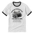 Forgive Me I'm From The 1900s No E-Car No SolarCells Unisex Cotton Ringer T-Shirt