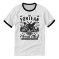 Fortean Social Club Bigfoot Mothman Alien Cryptid Introvert Unisex Cotton Ringer T-Shirt