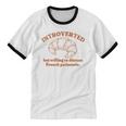 French Patisserie Lover Introvert Croissant Conversation Unisex Cotton Ringer T-Shirt French Patisserie Lover Introvert Croissant Conversation Unisex Cotton Ringer T-Shirt
