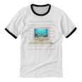 Frutiger Aero Aesthetic Tech The Future That Was Promised Unisex Cotton Ringer T-Shirt