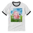 Frutiger Aero Aesthetic Tech Kawaii Strawberry Milk Fishes Raglan Baseball Tee Unisex Cotton Ringer T-Shirt Frutiger Aero Aesthetic Tech Kawaii Strawberry Milk Fishes Raglan Baseball Tee Unisex Cotton Ringer T-Shirt