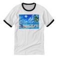 Frutiger Aero Beach Y2k Aesthetic Palm Tree Sand Ocean Men Women Girls Kids Unisex Cotton Ringer T-Shirt Frutiger Aero Beach Y2k Aesthetic Palm Tree Sand Ocean Men Women Girls Kids Unisex Cotton Ringer T-Shirt