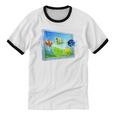Frutiger Aero Fish Unisex Cotton Ringer T-Shirt Frutiger Aero Fish Unisex Cotton Ringer T-Shirt