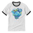 Frutiger Aero Metro Abstract Maximalism 2000s Nostalgia Premium Tri-Blend Unisex Cotton Ringer T-Shirt