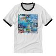 Frutiger Aero Retro Vibes Premium Tri-Blend Unisex Cotton Ringer T-Shirt