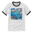 Frutiger Aero Retro Vibes Y2K Retro Grunge Unisex Cotton Ringer T-Shirt