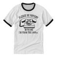 Funny Slogan Patient I'm From The 1900s Raglan Baseball Tee Unisex Cotton Ringer T-Shirt Funny Slogan Patient I'm From The 1900s Raglan Baseball Tee Unisex Cotton Ringer T-Shirt