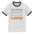Gardening Now Minimal Socializing Introvert Vintage Unisex Cotton Ringer T-Shirt Gardening Now Minimal Socializing Introvert Vintage Unisex Cotton Ringer T-Shirt