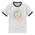 Groovy Like The 70s Peace Aesthetic Nostalgia 1970's Retro Unisex Cotton Ringer T-Shirt Groovy Like The 70s Peace Aesthetic Nostalgia 1970's Retro Unisex Cotton Ringer T-Shirt