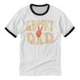 Groovy Dad 70s Aesthetic Nostalgia 1970's Retro Dad Unisex Cotton Ringer T-Shirt
