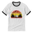 I Hate People That's Why I Camp Camper Meme Introvert Unisex Cotton Ringer T-Shirt