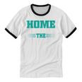Home Is Where The Introvert Is Introvert Unisex Cotton Ringer T-Shirt