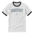 Homebody Club Checkerboard Introvert Self Growth Work Home Unisex Cotton Ringer T-Shirt