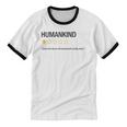 Humankind One Star Introvert People Rating Unisex Cotton Ringer T-Shirt Humankind One Star Introvert People Rating Unisex Cotton Ringer T-Shirt