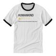 Humankind One Star Introvert People Rating Unisex Cotton Ringer T-Shirt