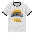 Humor Daddy I'm From The 1900s Unisex Cotton Ringer T-Shirt