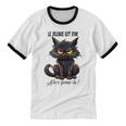 Humor Provocateur Sarcasm Closes The Silence Introvert Chat Unisex Cotton Ringer T-Shirt