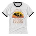 Humorous Saying Please Be Patient With Me I'm From The 1900s Unisex Cotton Ringer T-Shirt