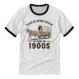 I'm From The 1900s Tee Western For Men Unisex Cotton Ringer T-Shirt I'm From The 1900s Tee Western For Men Unisex Cotton Ringer T-Shirt