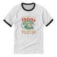I'm From The 1900s This Is How We Texted Rotary Dial Phone Unisex Cotton Ringer T-Shirt I'm From The 1900s This Is How We Texted Rotary Dial Phone Unisex Cotton Ringer T-Shirt