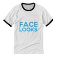I'm Nicer Than My Face Looks Shy People Introverts Unisex Cotton Ringer T-Shirt