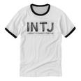 INTJ Personality Type Introvert INTJ Unisex Cotton Ringer T-Shirt