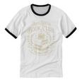 Introvert Books Club Member Coffee Book Lovers Vintage Unisex Cotton Ringer T-Shirt