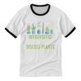 Introvert Farming Life Gardening For Geeky Plant Lover Unisex Cotton Ringer T-Shirt