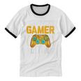 Introvert Gamer Video Games Anti Social Team Player Unisex Cotton Ringer T-Shirt