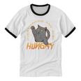 Introvert Overthinking Hungry Sarcastic Overthinker Unisex Cotton Ringer T-Shirt