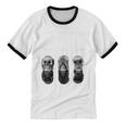 Introvert Relaxation Me Myself And Silence Skulls Unisex Cotton Ringer T-Shirt Introvert Relaxation Me Myself And Silence Skulls Unisex Cotton Ringer T-Shirt