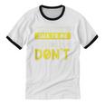Introvert Tips On How To Talk To Me Please Don't Antisocial Unisex Cotton Ringer T-Shirt Introvert Tips On How To Talk To Me Please Don't Antisocial Unisex Cotton Ringer T-Shirt