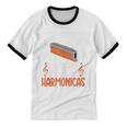 Im An Introvert Unless You Talk About Harmonicas Unisex Cotton Ringer T-Shirt