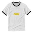 Introvert Vibes Only Unisex Cotton Ringer T-Shirt