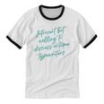 Introvert But Willing To Discuss Antique Typewriters Unisex Cotton Ringer T-Shirt