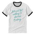 Introvert But Willing To Discuss Baking Unisex Cotton Ringer T-Shirt Introvert But Willing To Discuss Baking Unisex Cotton Ringer T-Shirt