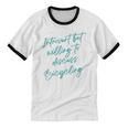 Introvert But Willing To Discuss Bicycling Unisex Cotton Ringer T-Shirt Introvert But Willing To Discuss Bicycling Unisex Cotton Ringer T-Shirt