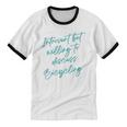 Introvert But Willing To Discuss Bicycling Unisex Cotton Ringer T-Shirt Introvert But Willing To Discuss Bicycling Unisex Cotton Ringer T-Shirt