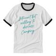 Introvert But Willing To Discuss Camping Unisex Cotton Ringer T-Shirt Introvert But Willing To Discuss Camping Unisex Cotton Ringer T-Shirt