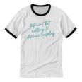 Introvert But Willing To Discuss Cosplay Unisex Cotton Ringer T-Shirt Introvert But Willing To Discuss Cosplay Unisex Cotton Ringer T-Shirt