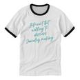 Introvert But Willing To Discuss Jewelry Making Unisex Cotton Ringer T-Shirt