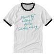 Introvert But Willing To Discuss Jewelry Making Unisex Cotton Ringer T-Shirt