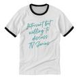 Introvert But Willing To Discuss TV Series Unisex Cotton Ringer T-Shirt Introvert But Willing To Discuss TV Series Unisex Cotton Ringer T-Shirt