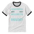 Introverted Biology Science Biologist Introverts Unisex Cotton Ringer T-Shirt Introverted Biology Science Biologist Introverts Unisex Cotton Ringer T-Shirt