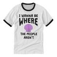 Introverted Sarcastic Humor Antisocial Introvert Unisex Cotton Ringer T-Shirt Introverted Sarcastic Humor Antisocial Introvert Unisex Cotton Ringer T-Shirt