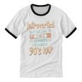 Introverted But Willing To Discuss 90s Rap Unisex Cotton Ringer T-Shirt Introverted But Willing To Discuss 90s Rap Unisex Cotton Ringer T-Shirt