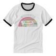 Introverted But Willing To Discuss Cats Rainbow Unisex Cotton Ringer T-Shirt Introverted But Willing To Discuss Cats Rainbow Unisex Cotton Ringer T-Shirt
